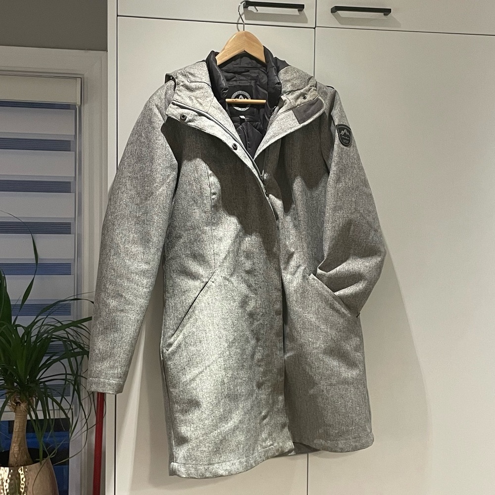 3/4 length winter coat.